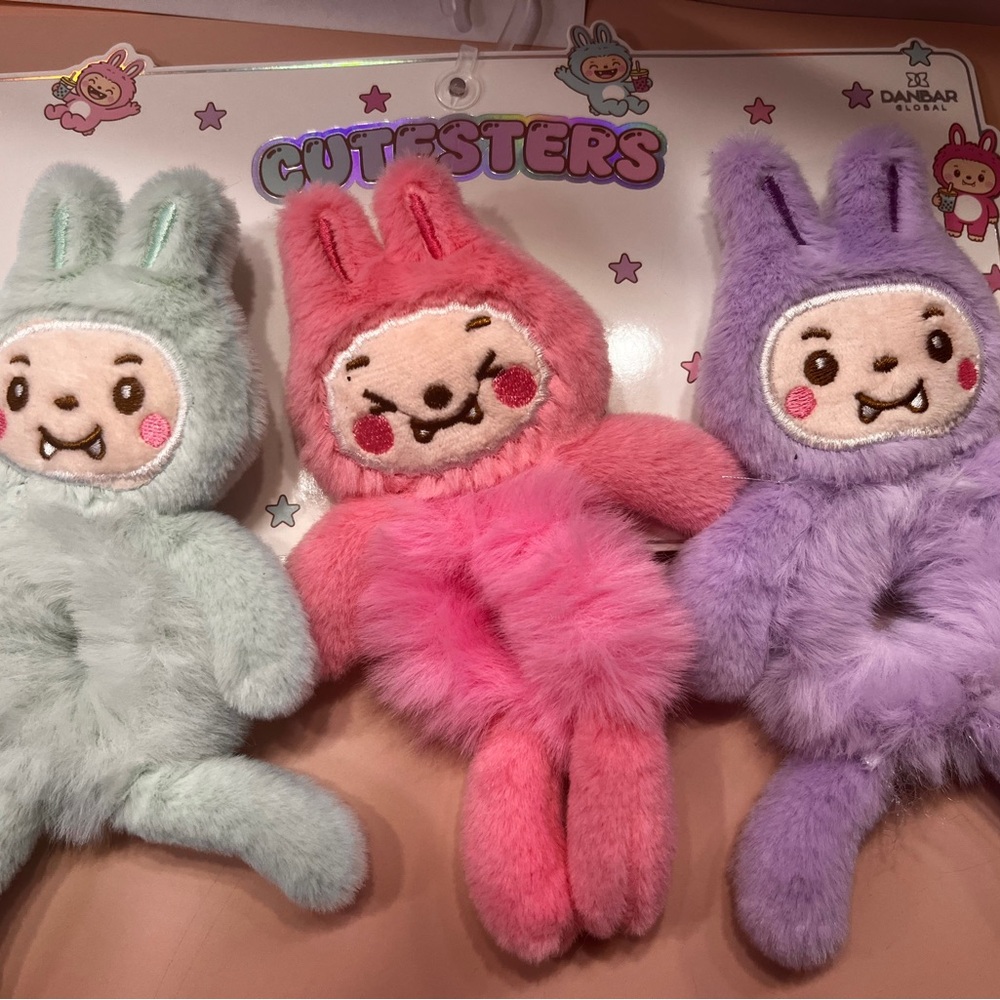 Hair Scrunchies Plush Labubu Hair Bands Inspired Monsters Hair accessories